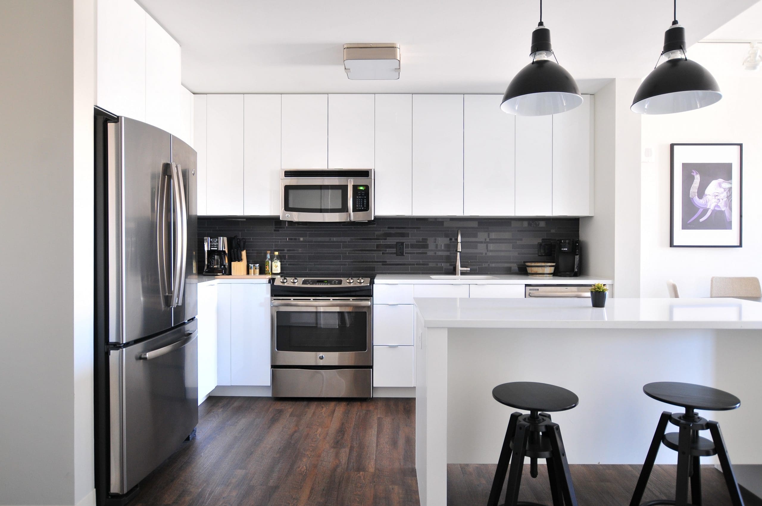 perfectly staged kitchen